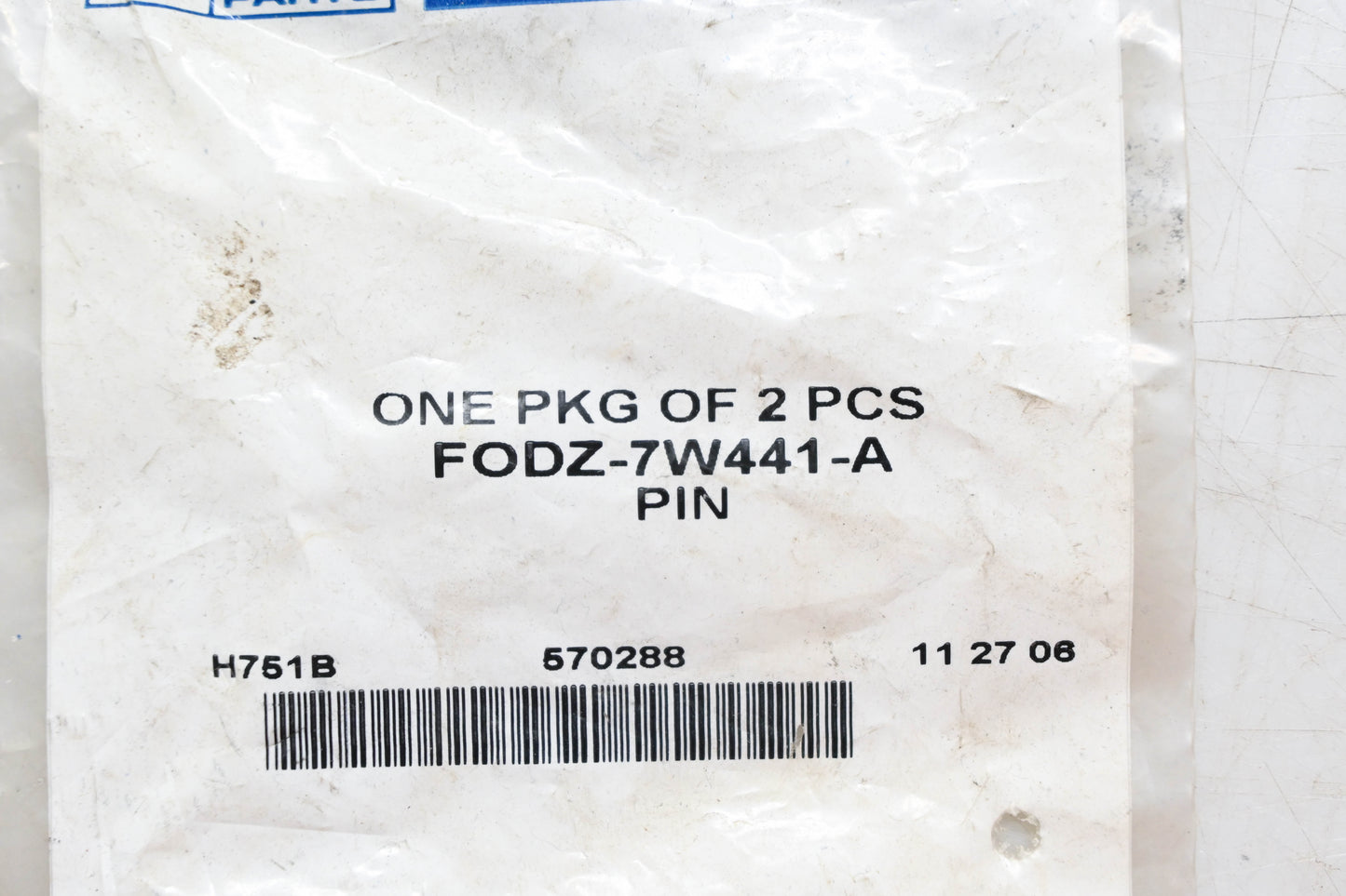 New OEM Ford FODZ-7W441-A, F0DZ-7W441-A Shift Lever Pins Qty 2 NOS