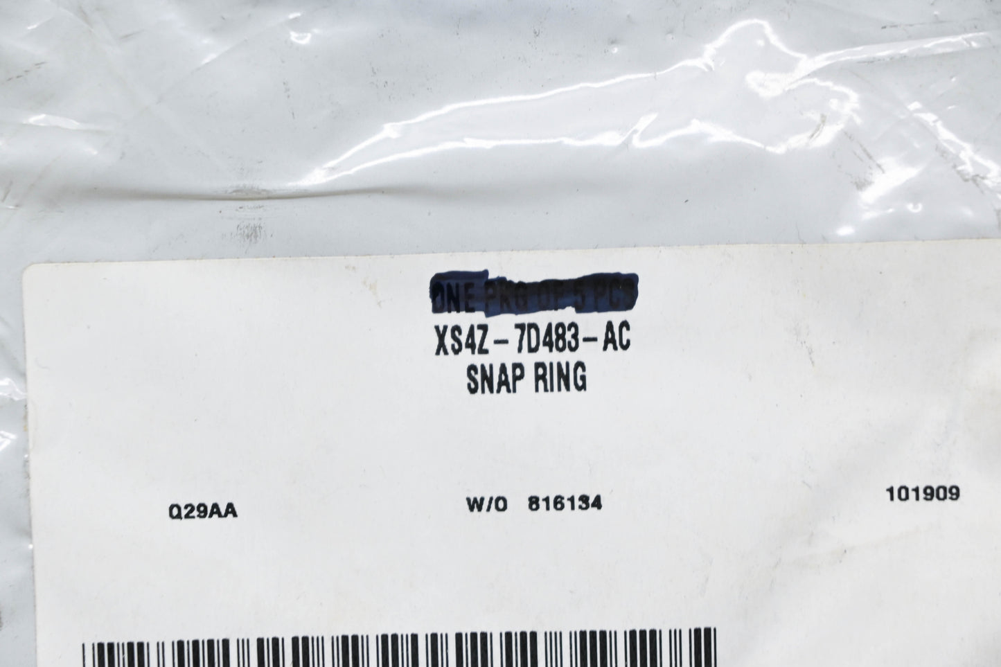 New OEM Ford XS4Z-7D483-AC Automatic Transmission Snap Ring NOS