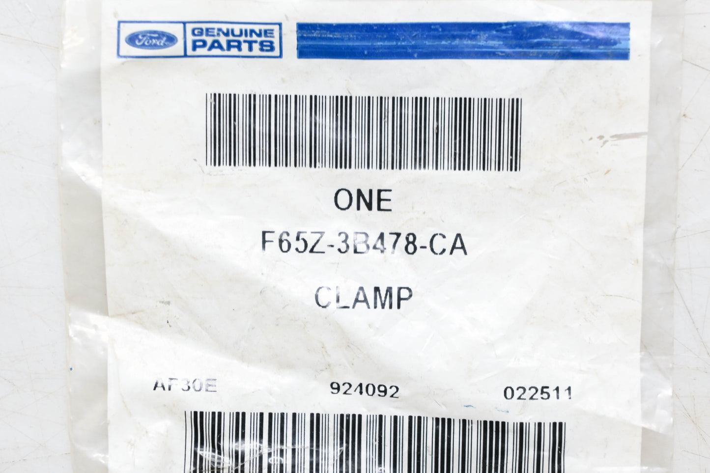 New OEM Ford F65Z-3B478-CA Boot Clamp NOS