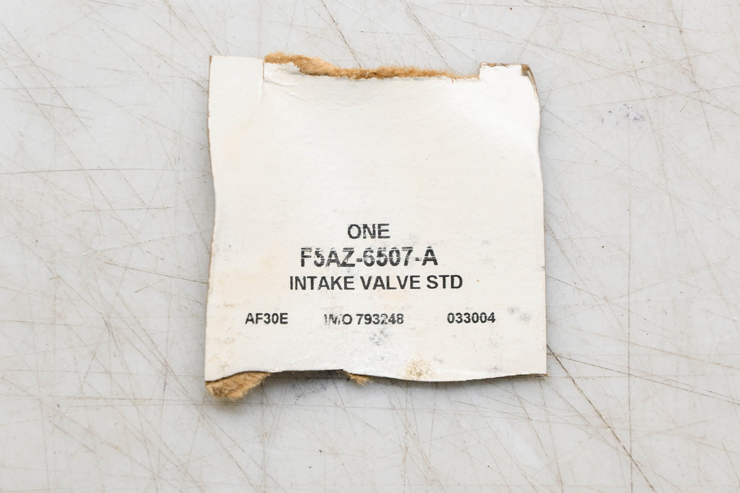 New OEM Ford F5AZ-6507-A Engine Intake Valve NOS