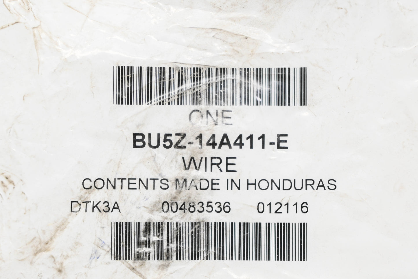 New OEM Ford BU5Z-14A411-E Jumper Wiring Assembly NOS