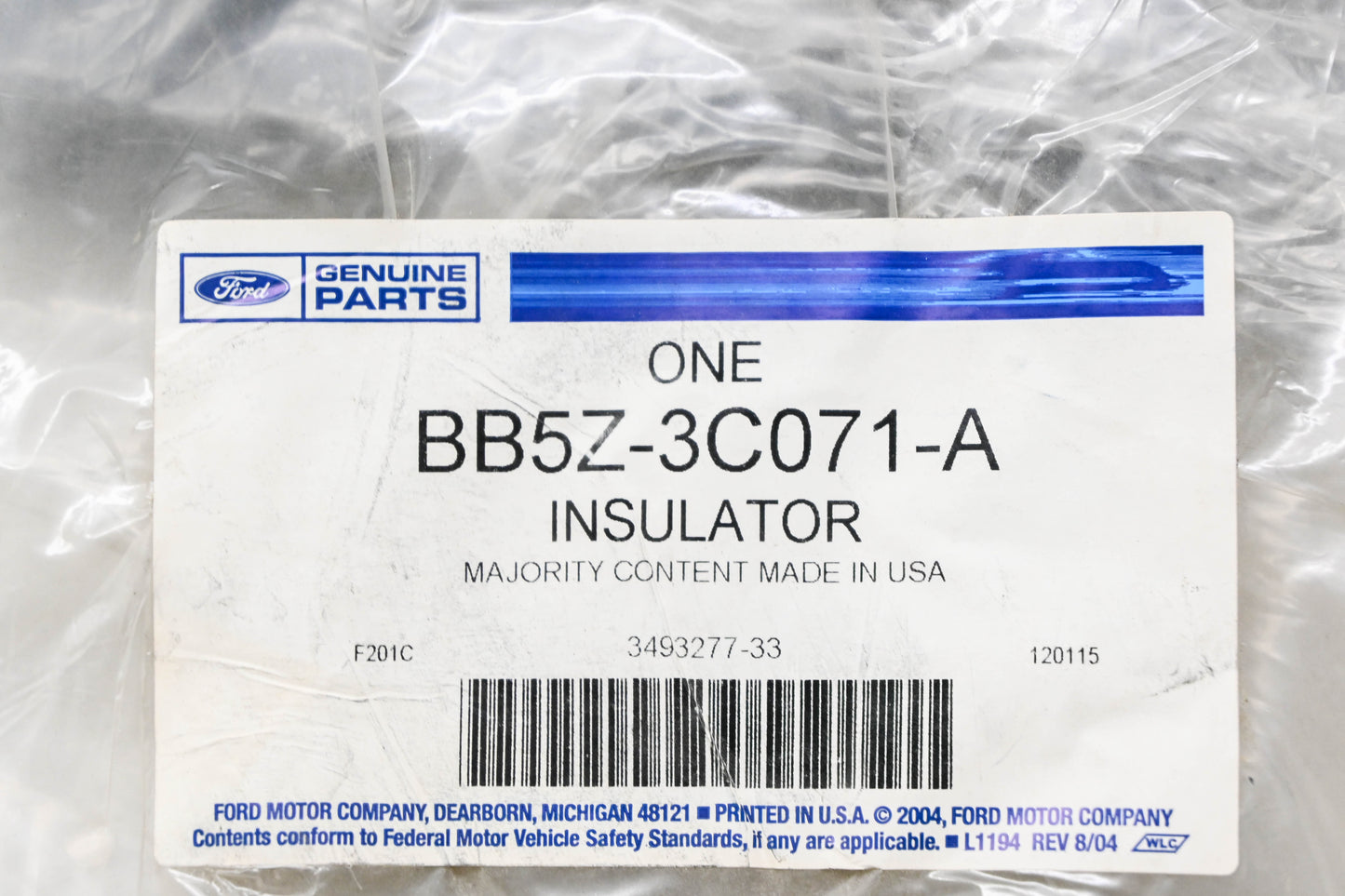 New OEM Ford BB5Z-3C071-A Insulator NOS