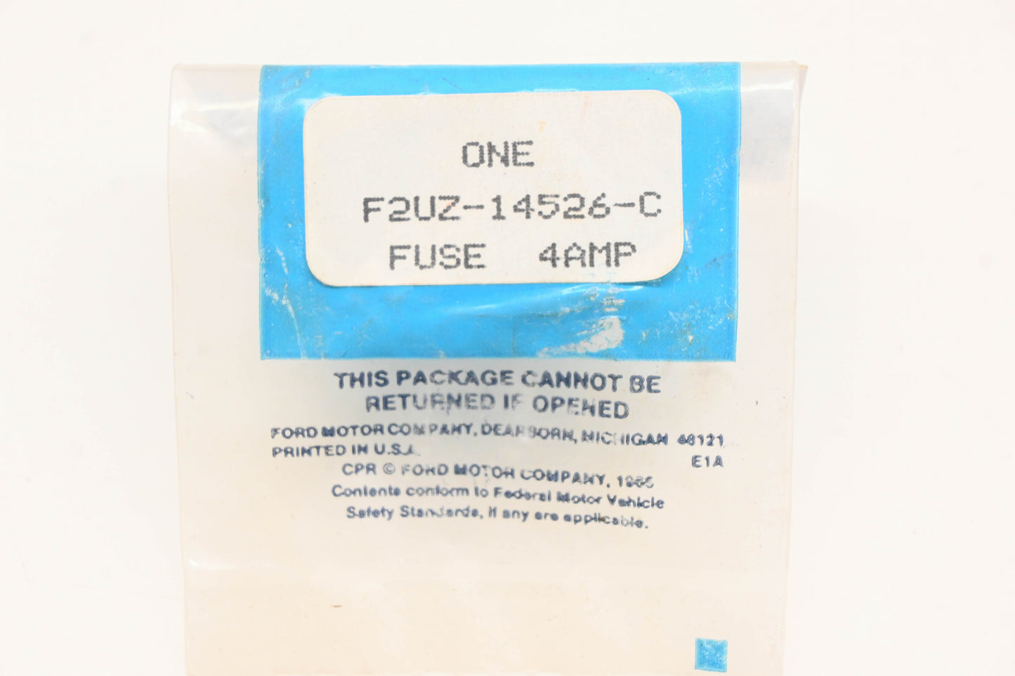 New OEM Ford F2UZ-14526-C 4amp Fuse NOS