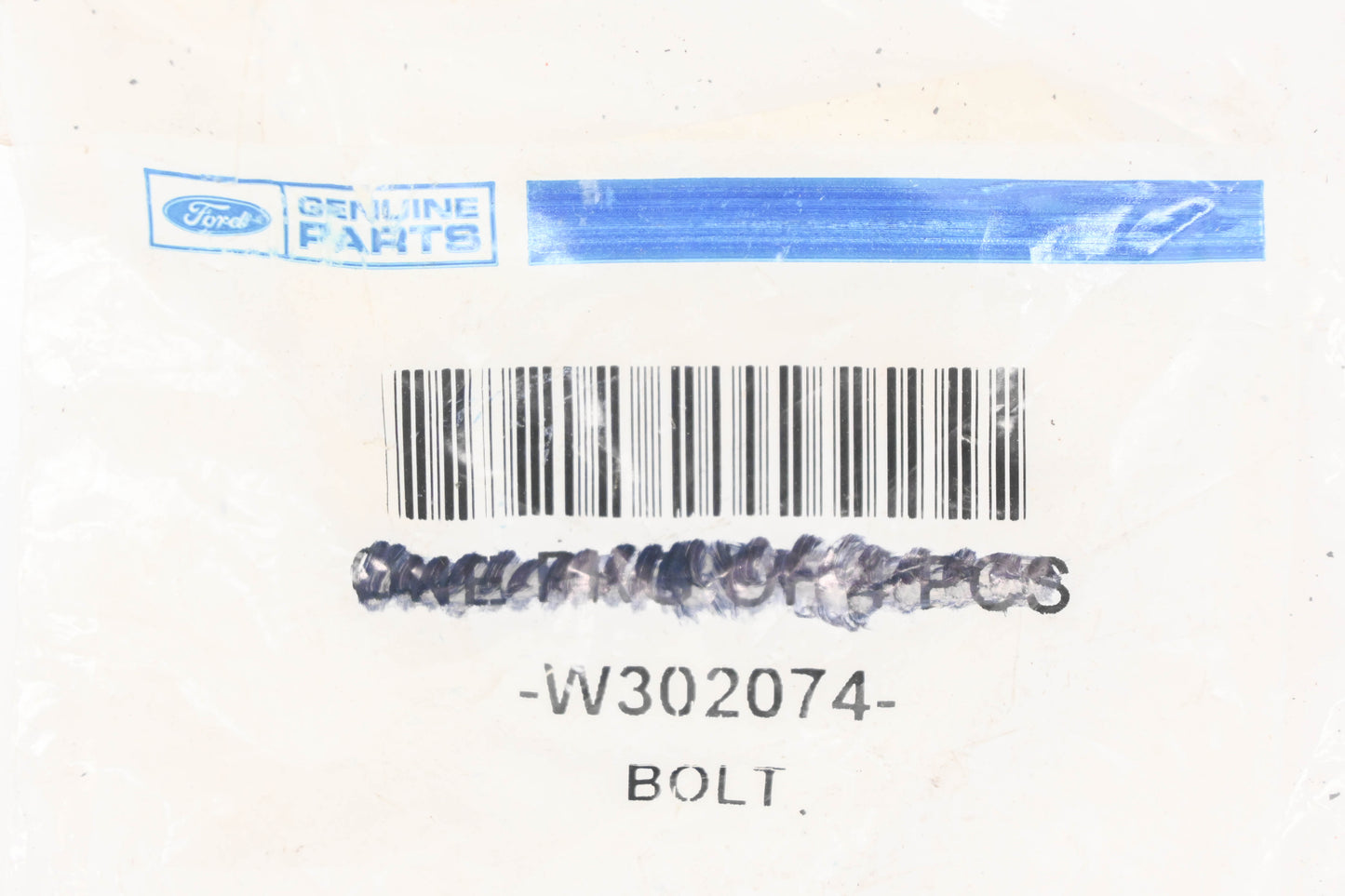 New OEM Ford W302074 Washer Based Bolt NOS