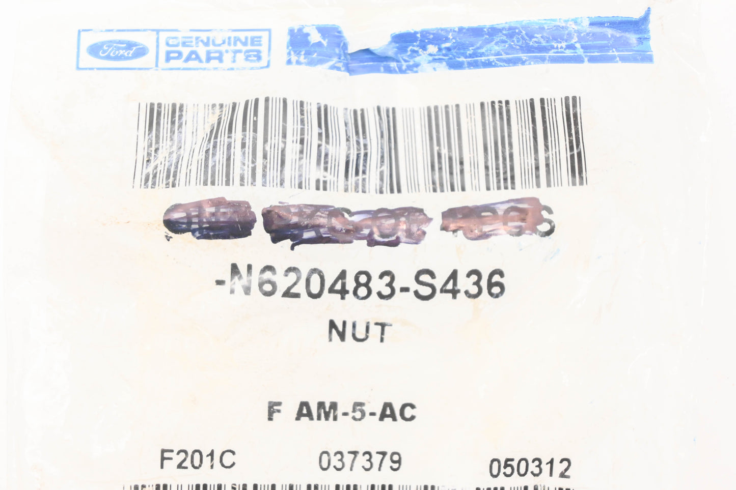 New OEM Ford N620483-S436 Nuts Qty 2 NOS