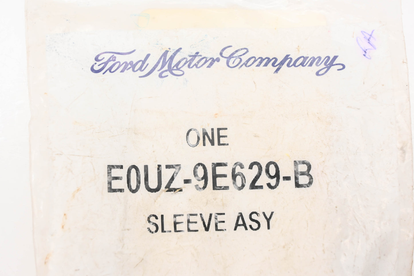 New OEM Ford E0UZ-9E629-B Sleeve NOS