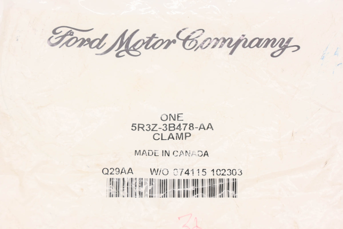 New OEM Ford 5R3Z-3B478-AA Clamp NOS