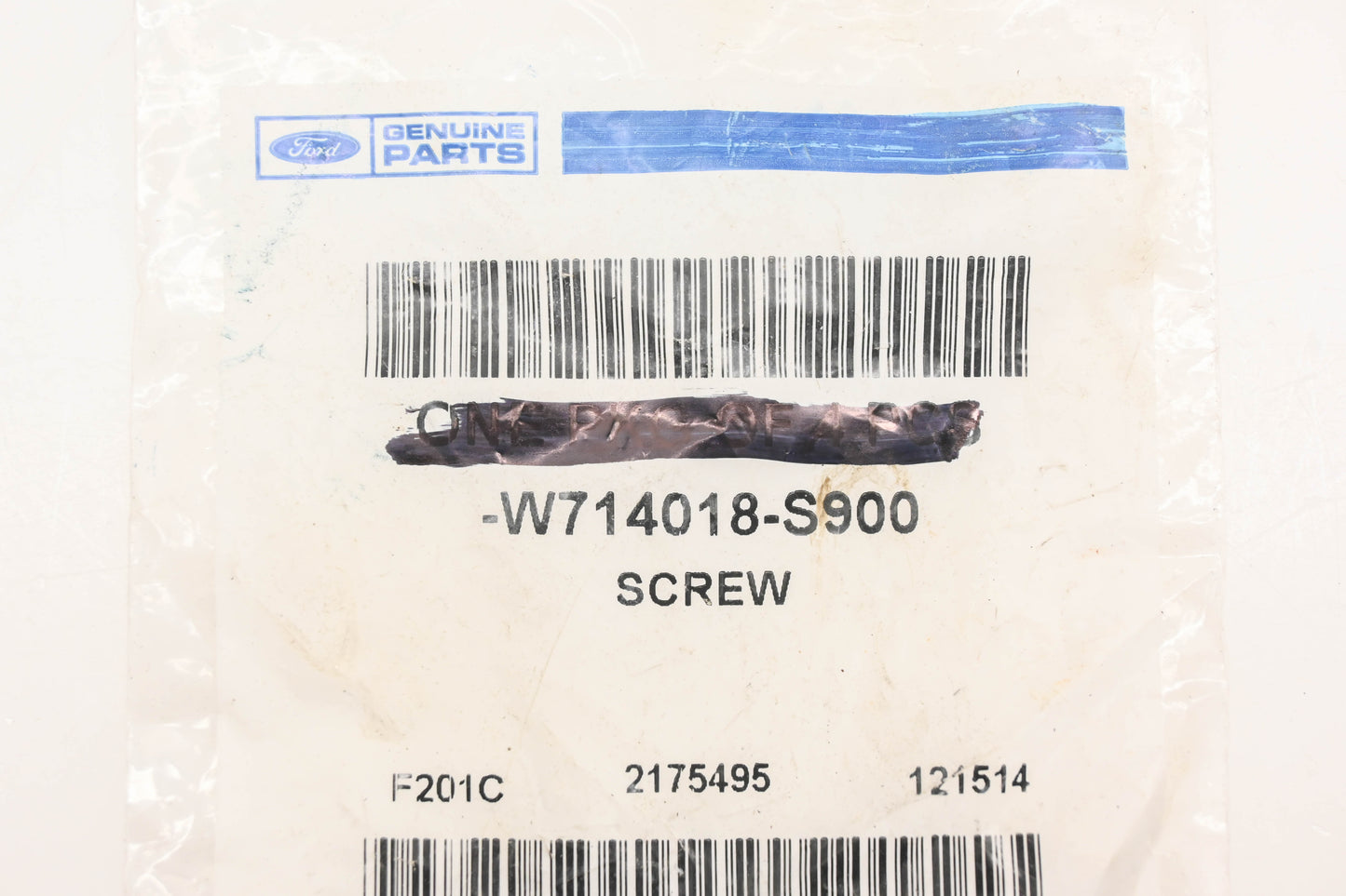 New OEM Ford W714018-S900 Screws Qty 2 NOS
