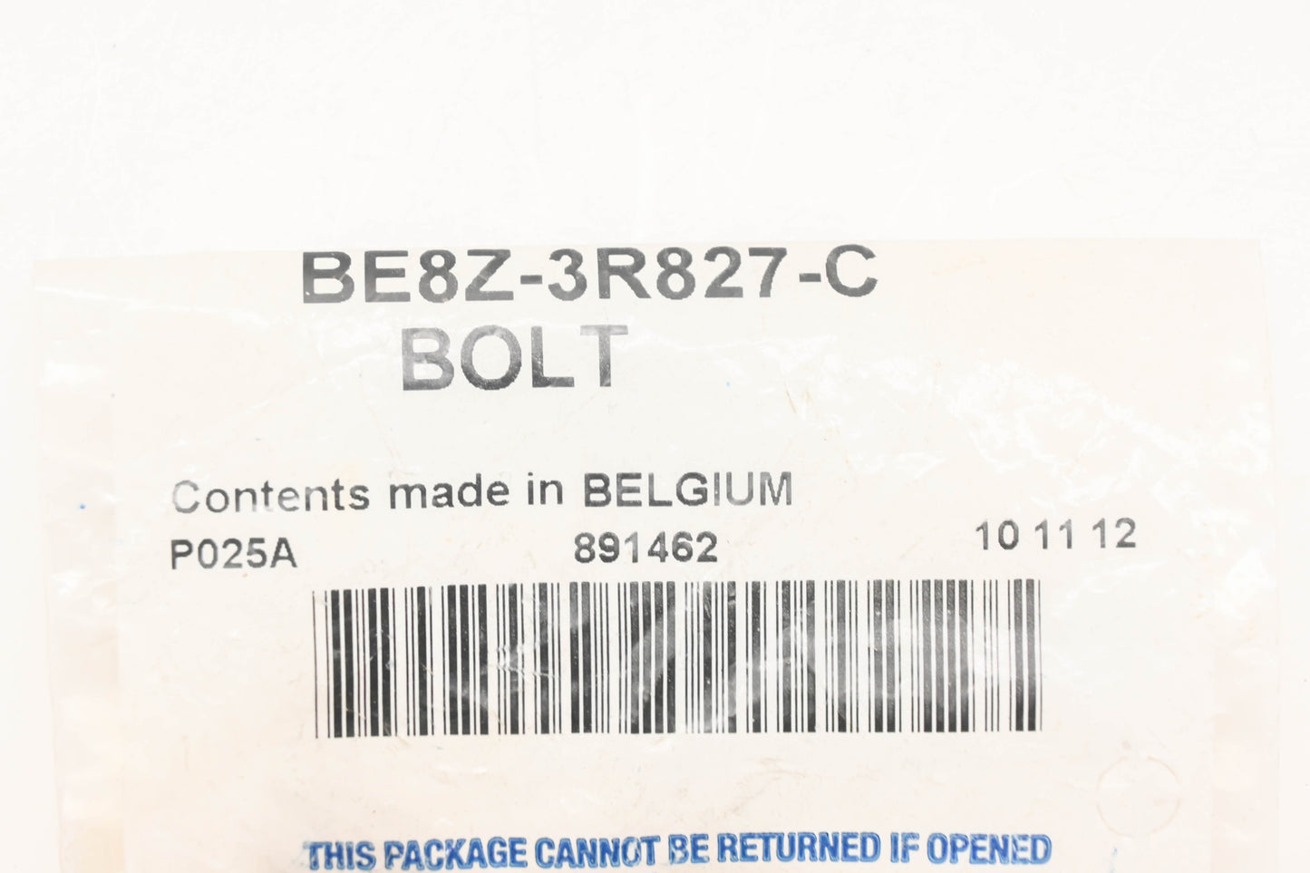 New OEM Ford BE8Z-3R827-C Bolts Qty 2 NOS