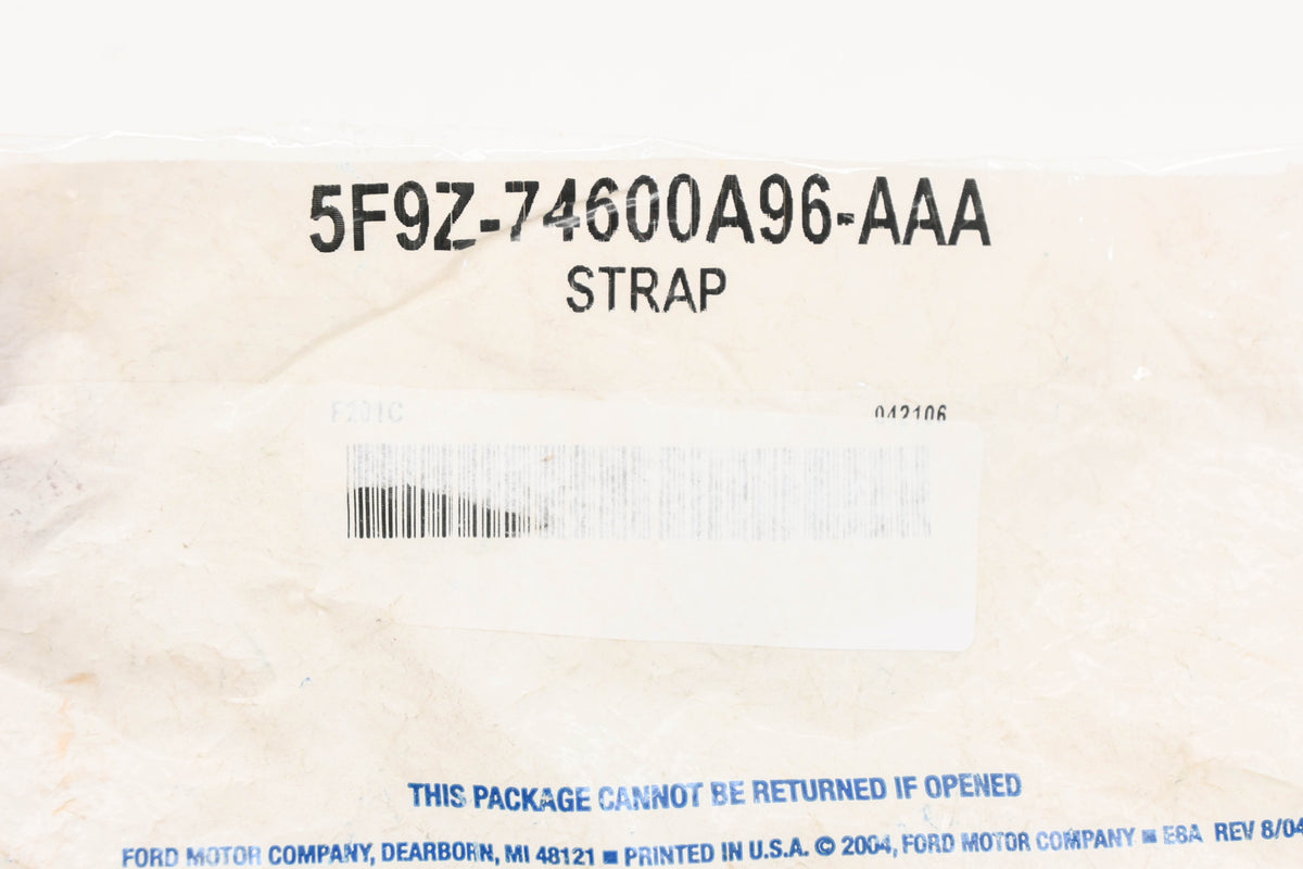 New OEM Ford 5F9Z-74600A96-AAA Rear Seat Strap NOS