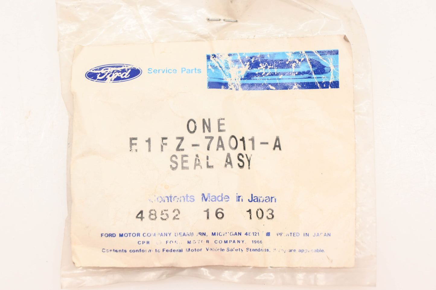 New OEM Ford E1FZ-7A011-A Oil Seal NOS