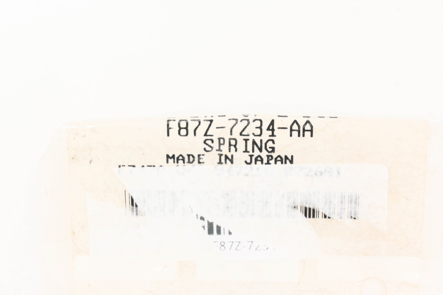 New OEM Ford F87Z-7234-AA Control Lever Spring NOS