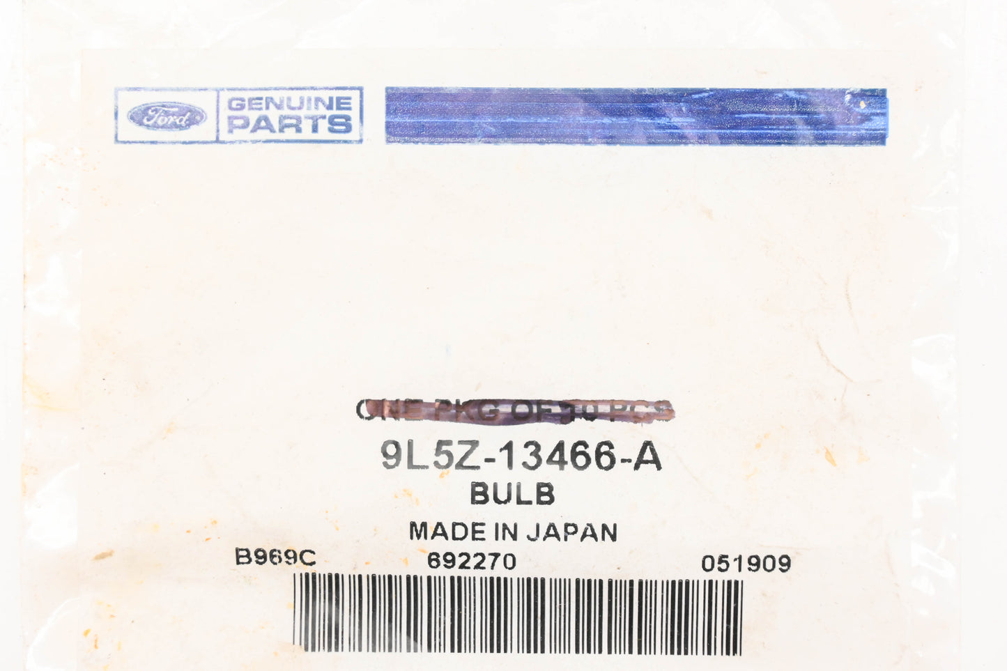 New OEM Ford 9L5Z-13466-A Visor Lamp Bulb NOS