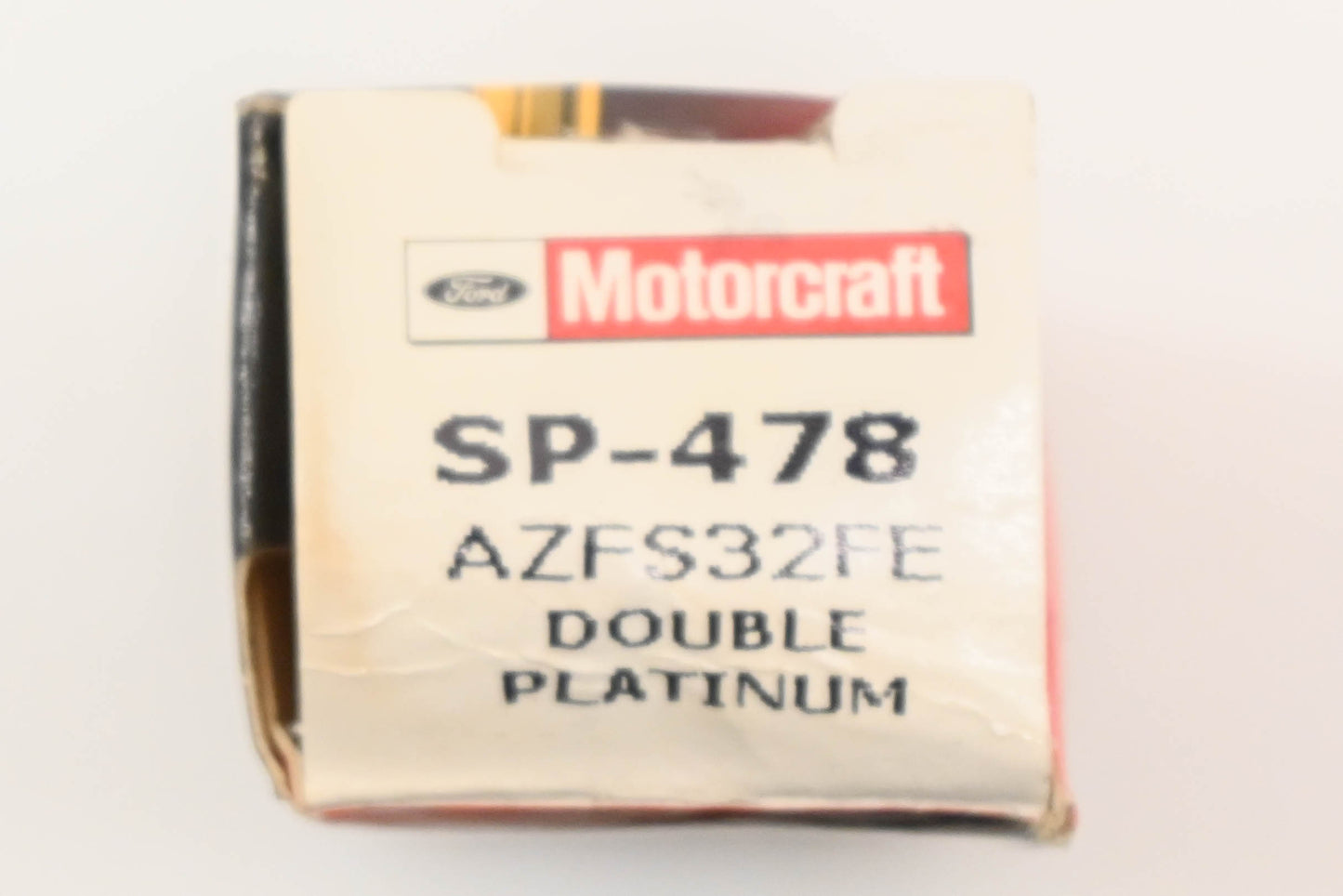 New OEM Motorcraft SP478, AZFS32FE, SP-478 Platinum Spark Plugs Qty 4 NOS