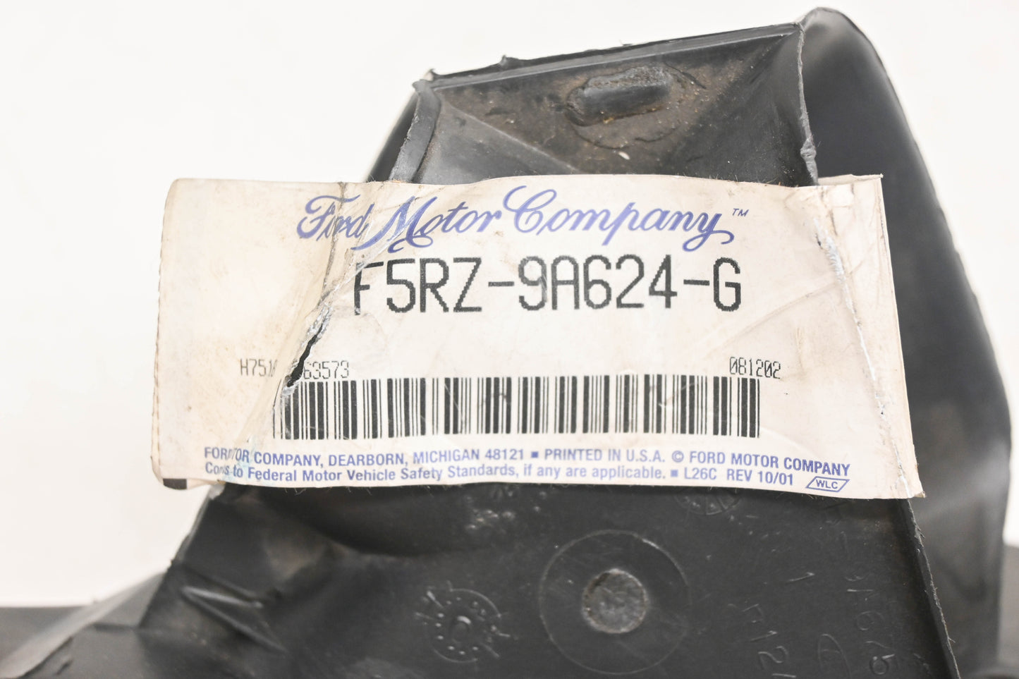 New OEM Ford F5RZ-9A624-G Air Cleaner Inlet Hose Duct NOS