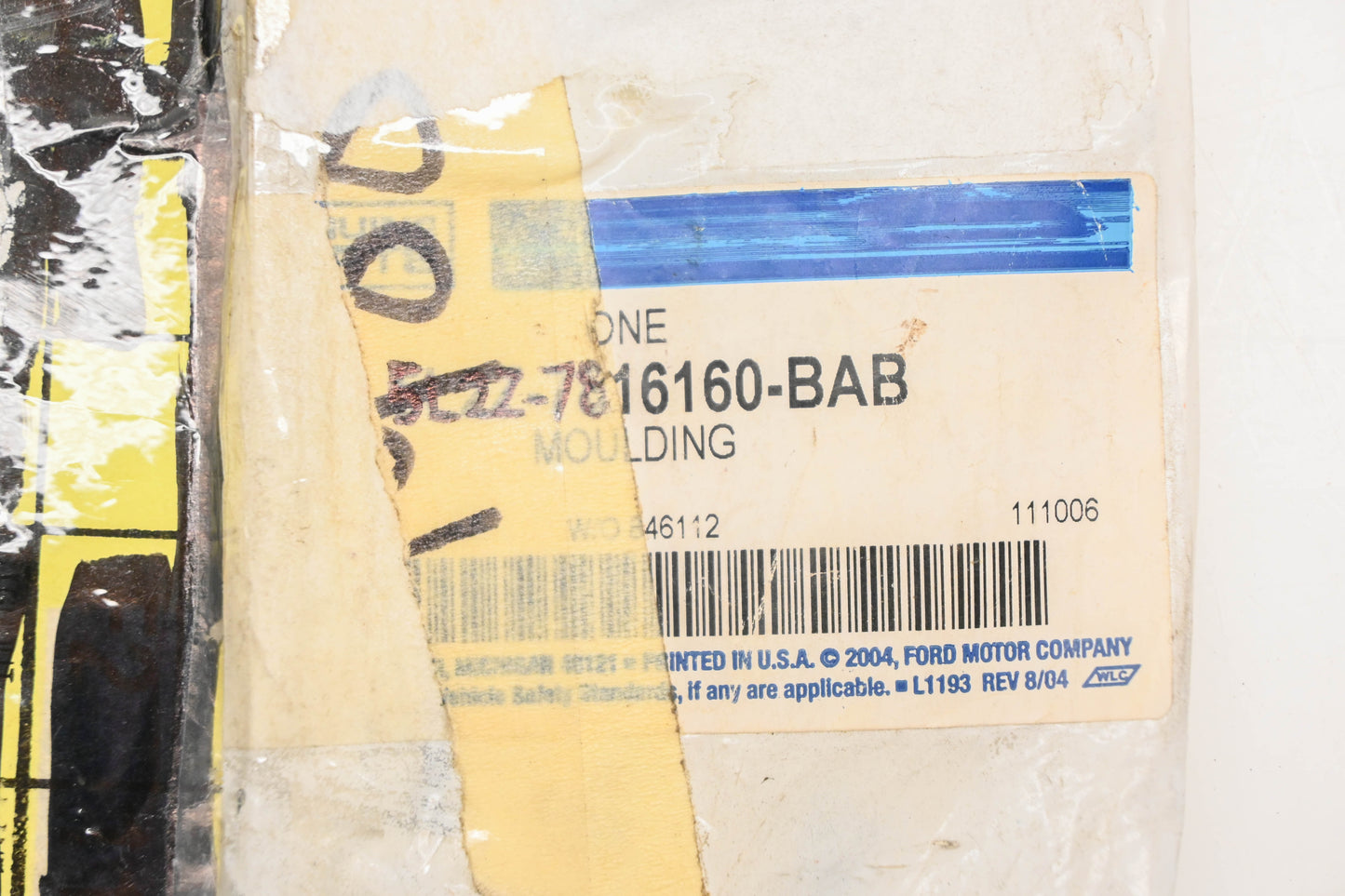 New OEM Ford 5L2Z-7816160-BAB Exterior Trim Moulding NOS