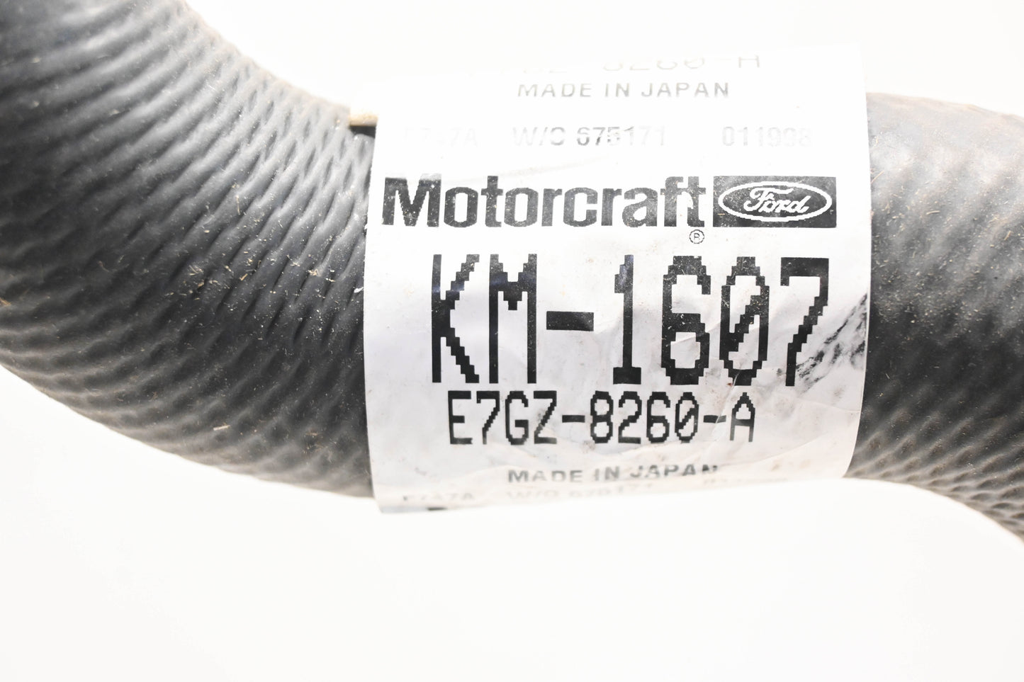 New OEM Motorcraft KM-1607, E7GZ-8260-A, KM1607 Radiator Coolant Hose NOS