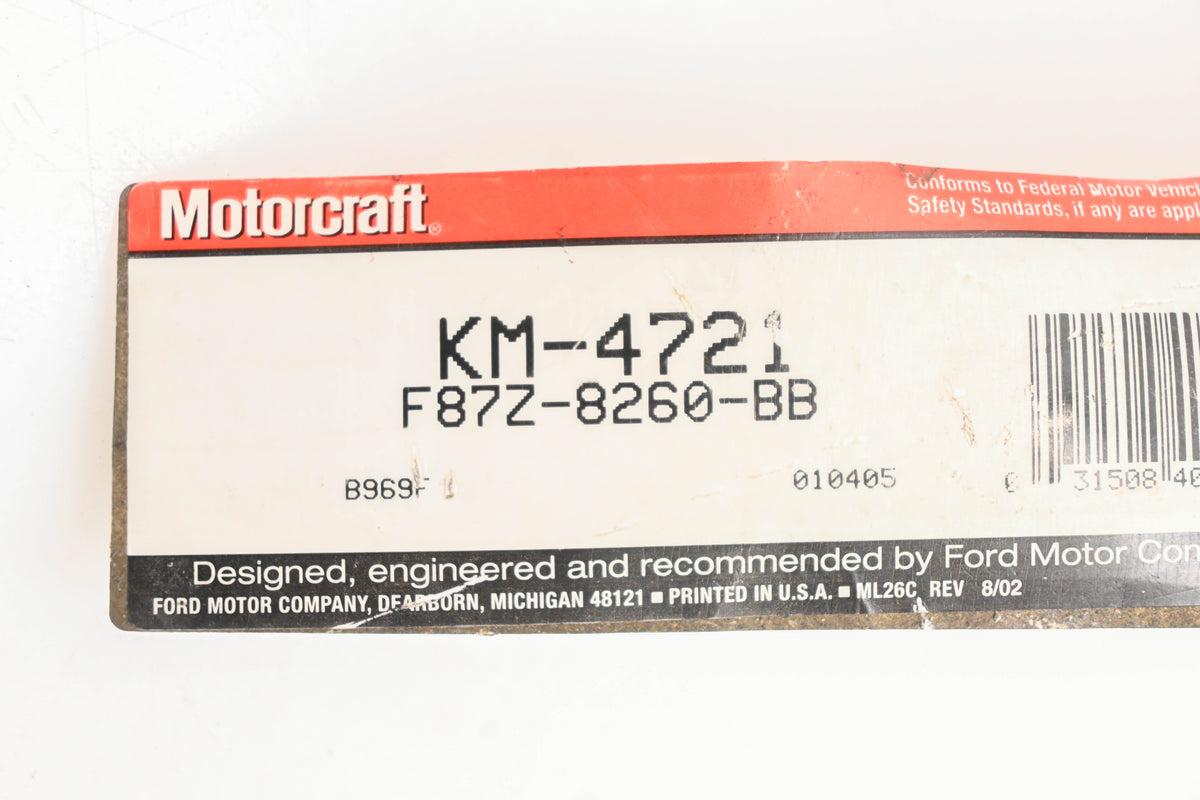 New OEM Motorcraft KM-4721, F87Z-8260-BB, KM4721 Radiator Coolant Hose NOS