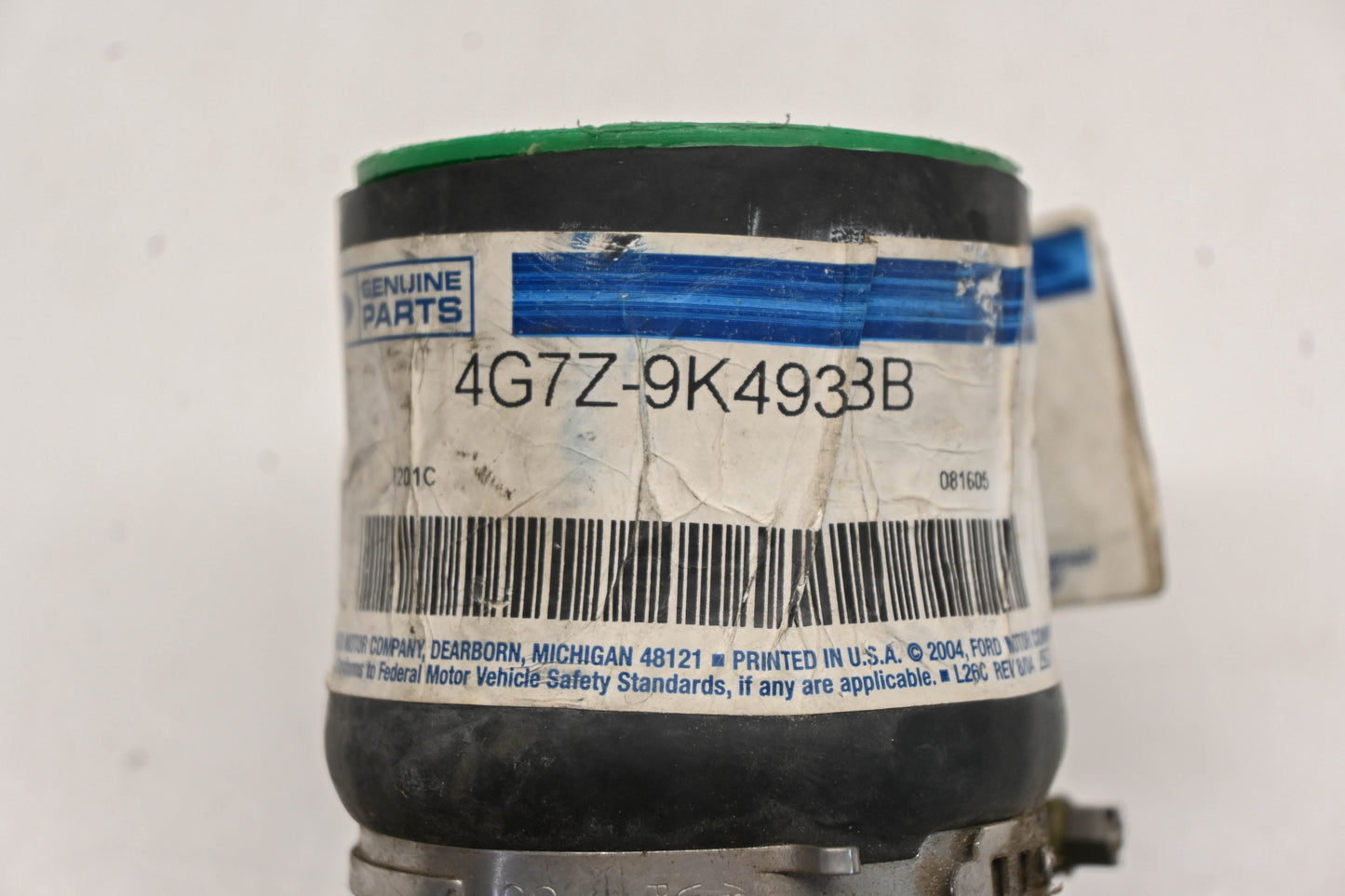 New OEM Ford 4G7Z-9K493-BB Water Inlet Hose Assembly NOS