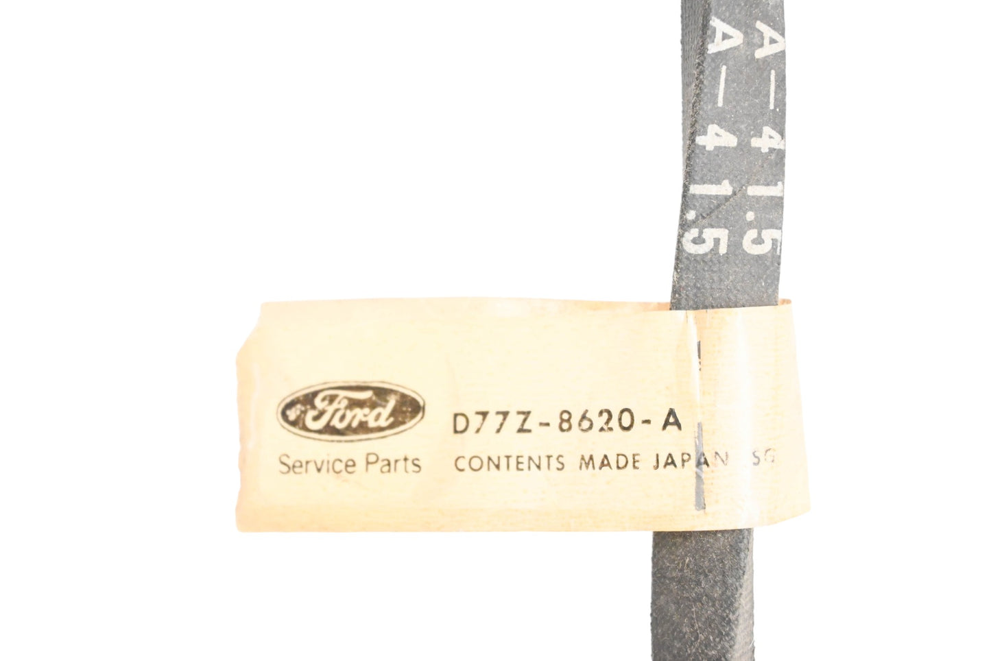 New OEM Ford D77Z-8620-A, A-41.5 Bando Fan V-Belt NOS