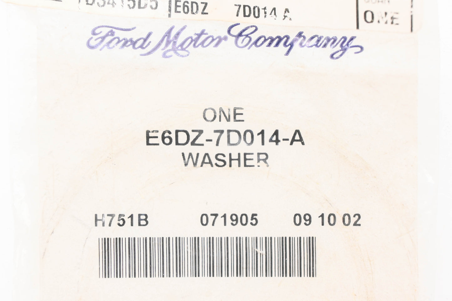 New OEM Ford E6DZ-7D014-A Thrust Washer NOS