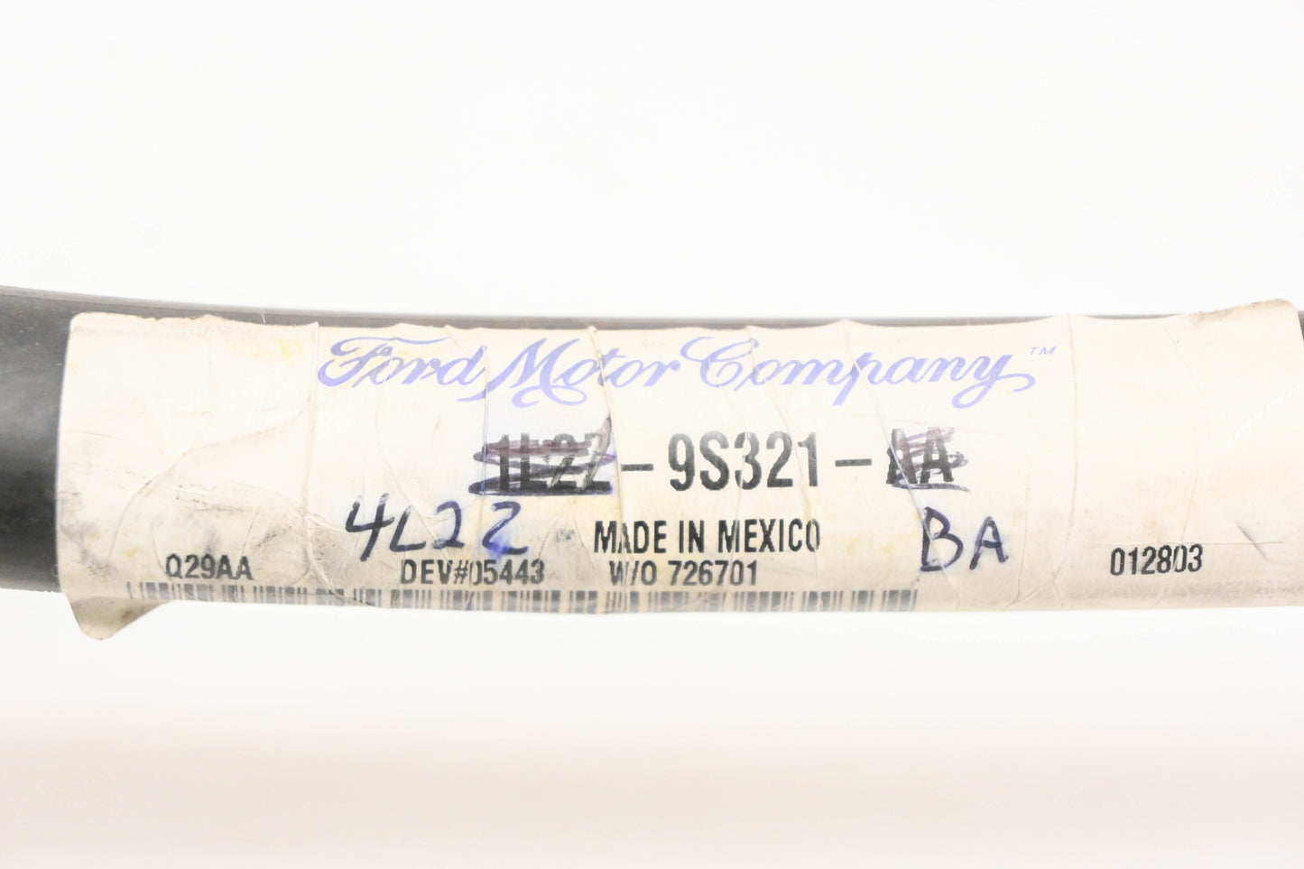 New OEM Ford 1L2Z-9S321-AA, 4L2Z-9S321-BA, 1L24-9S321-AE Fuel Vapor Hose Assembly NOS