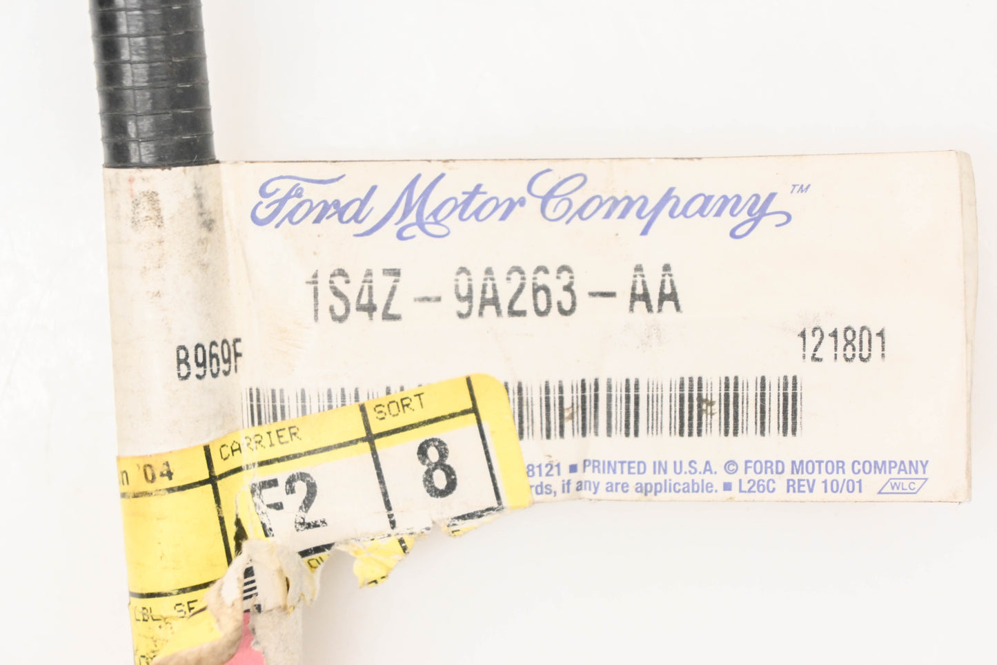 New OEM Ford 1S4Z-9A263-AA Fuel Hose Assembly NOS
