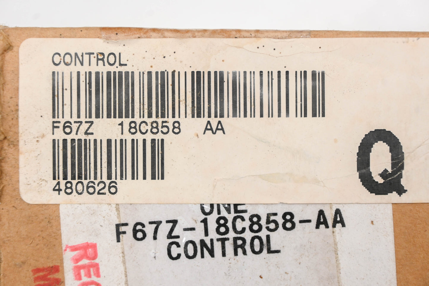 New OEM Ford F67Z-18C858-AA Rear Center Console Control Panel NOS