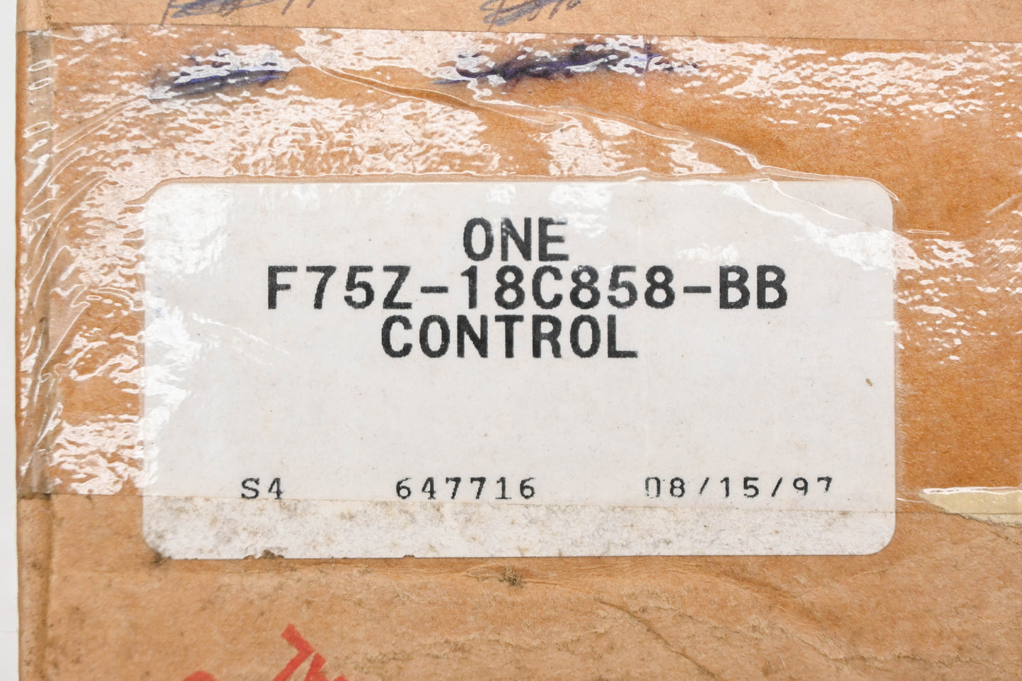 New OEM Ford F75Z-18C858-BB Rear Center Console Control Panel NOS