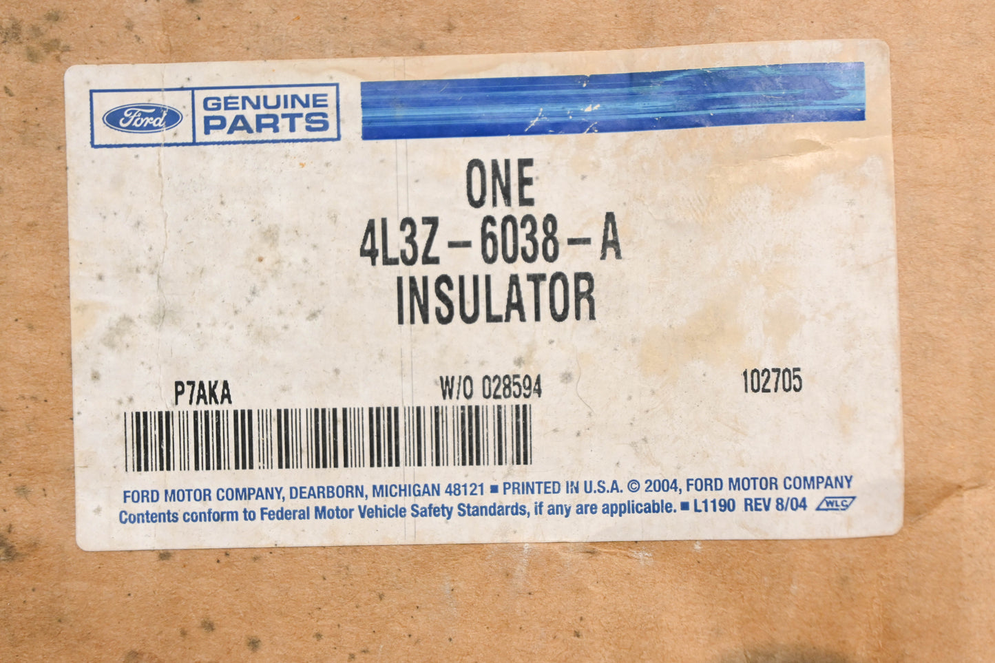 New OEM Ford 4L3Z-6038-A, 4L34-6B032-GA Engine Support Insulator Assembly NOS