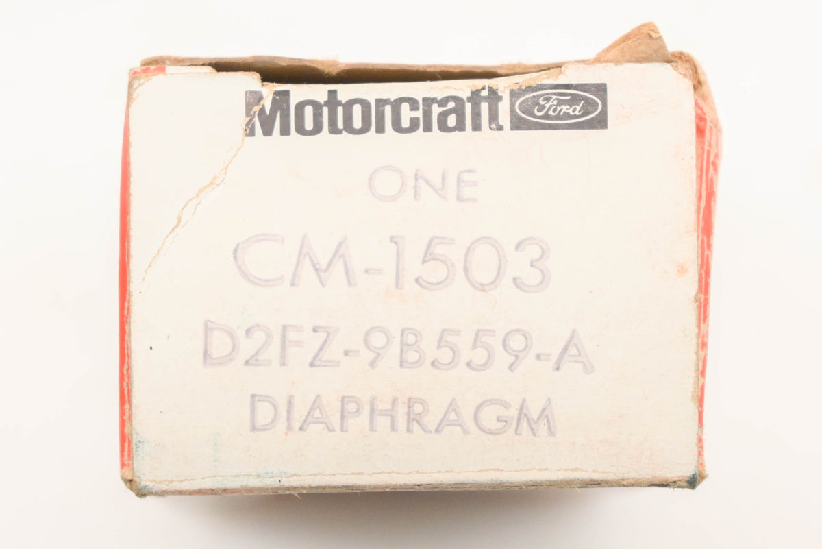 New OEM Motorcraft CM-1503, D2FZ-9B559-A, CM1503 Accelerator Pump Diaphragm NOS