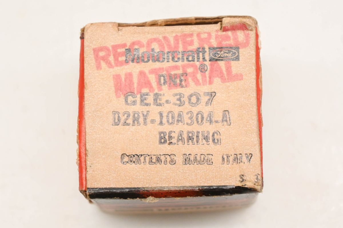 New OEM Motorcraft GEE-307, D2RY-10A304-A, GEE307 Single Shield Ball Bearing NOS