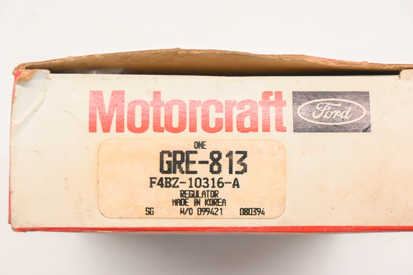 New OEM Motorcraft GRE-813, F4BZ-10316-A, GRE813 Alternator Regulator NOS