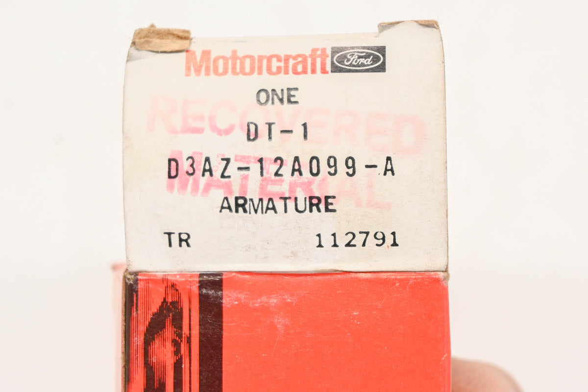 New OEM Motorcraft DT-1, D3AZ-12A099-A, DT1 Distributor Armature NOS