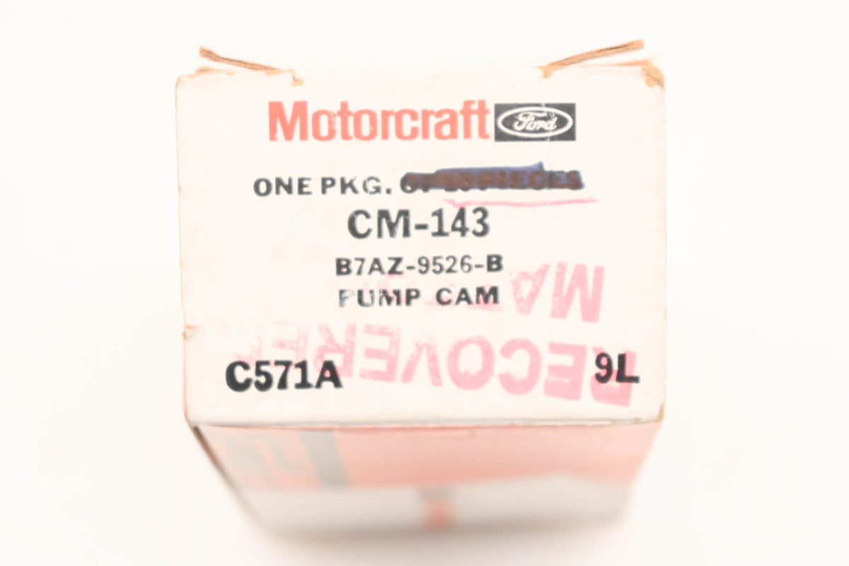 New OEM Motorcraft CM-143, B7AZ-9526-B, CM143 Accelerator Pump Cam NOS