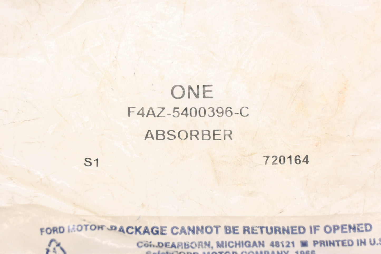 New OEM Ford F4AZ-5400396-C Body Mount Absorber NOS