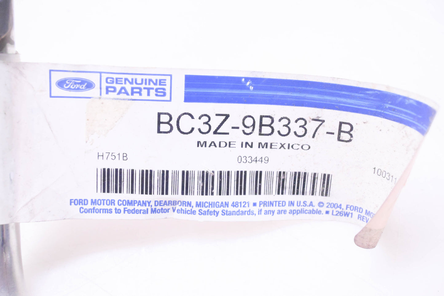New OEM Ford BC3Z-9B337-B Fuel Feed Line NOS