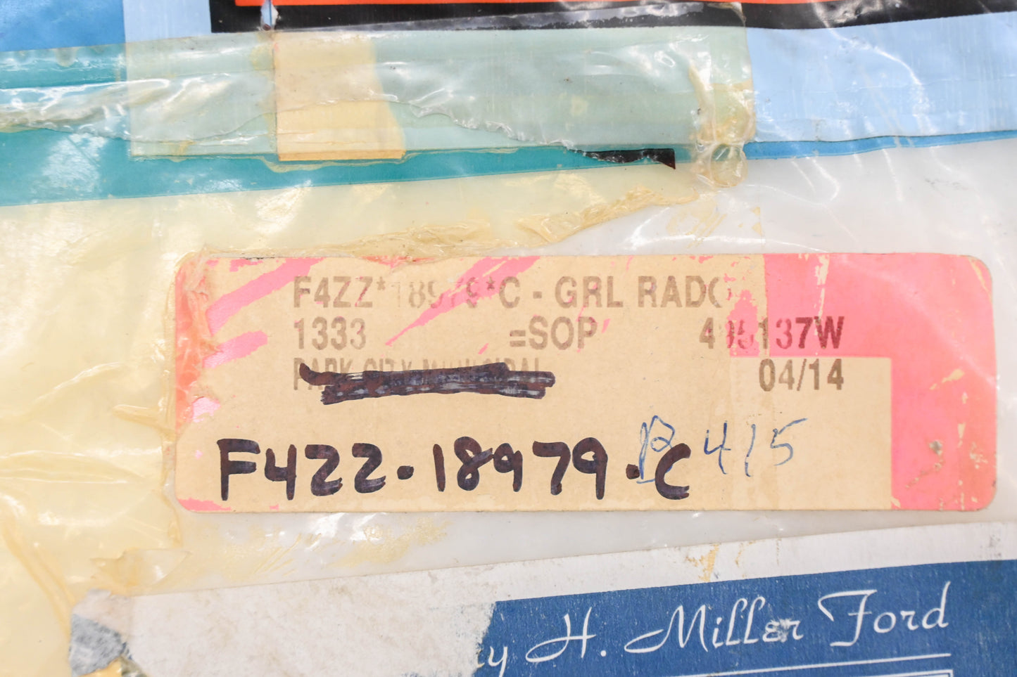 New OEM Ford F4ZZ-18979-C Speaker Grille NOS