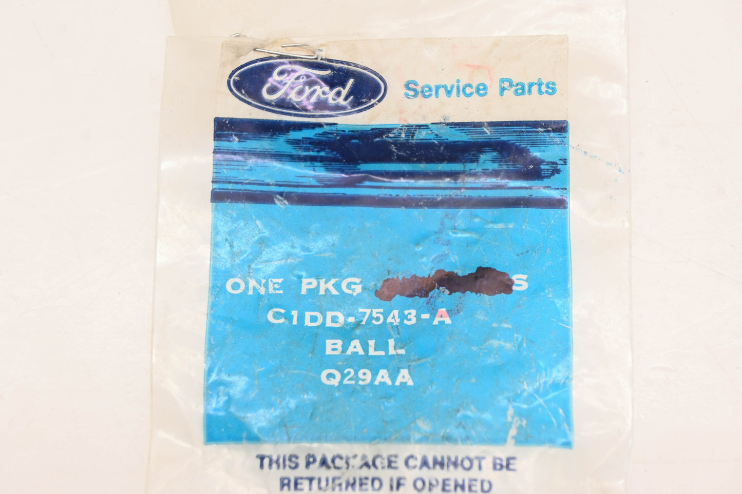 New OEM Ford C1DD-7543-A Clutch Equalizer Ball Bushing NOS