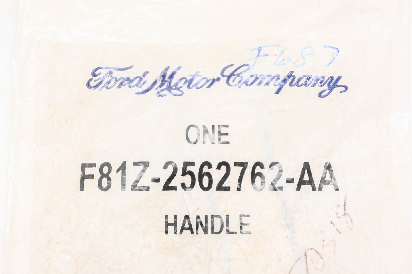 New OEM Ford F81Z-2562762-AA Seat Control Handle NOS