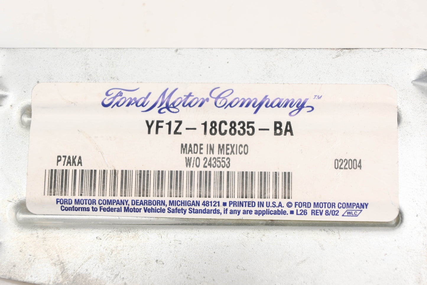 New OEM Ford YF1Z-18C835-BA Mount Bracket NOS