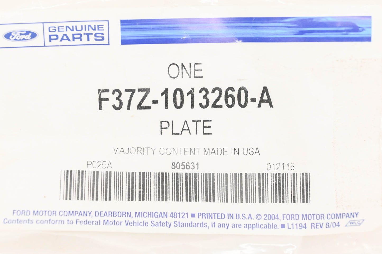 New OEM Ford F37Z-1013260-A Ranger Scuff Plate NOS