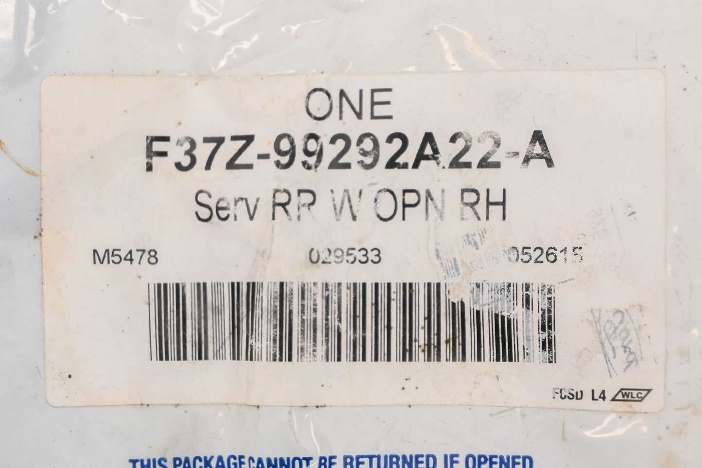 New OEM Ford F37Z-99292A22-A Stone Guard Shield NOS