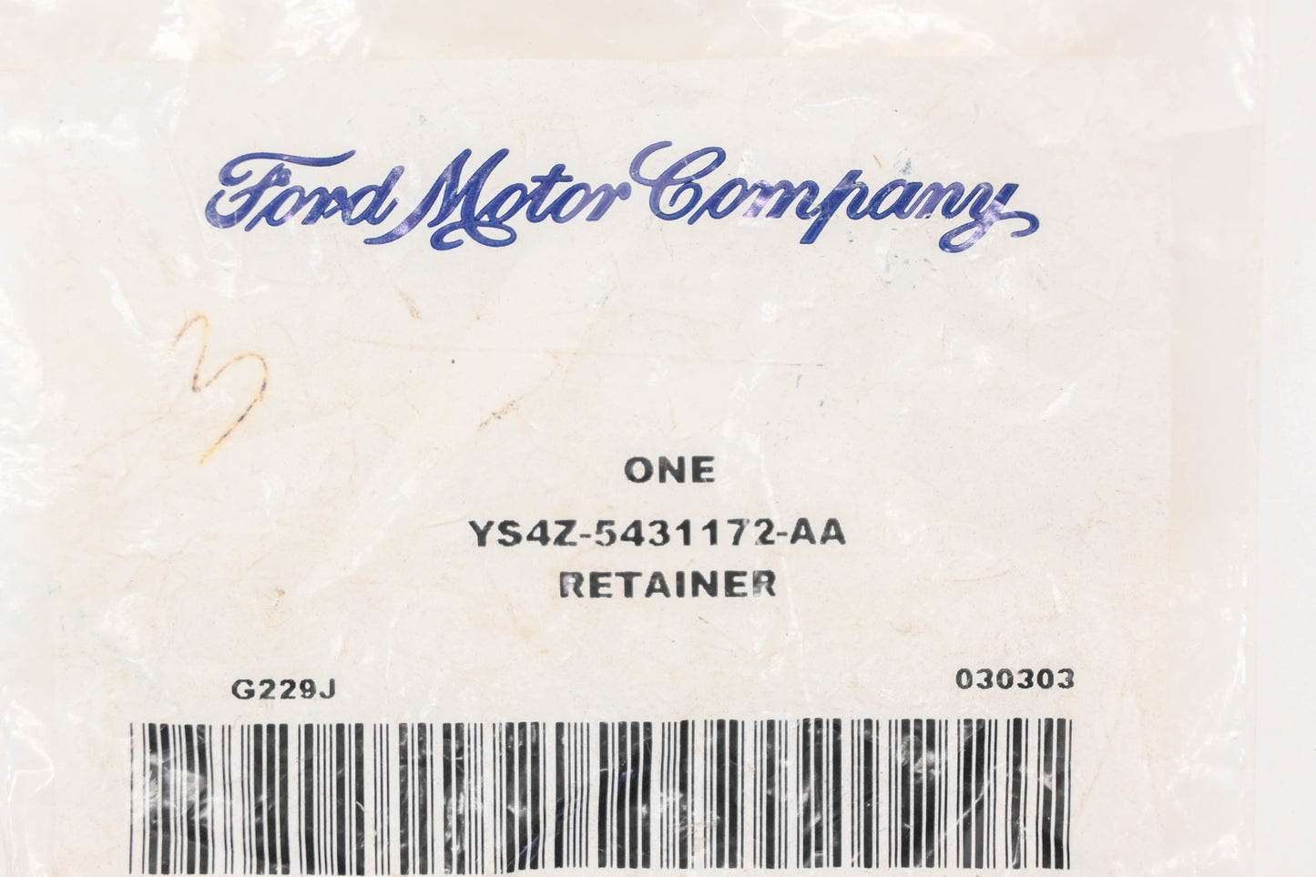 New OEM Ford YS4Z-5431172-AA Luggage Compartment Trim Retainer NOS