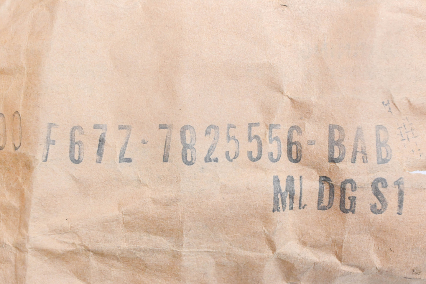 New OEM Ford F67Z-7825556-BAB, F67B-7825334 Righthand Outside Door Trim NOS