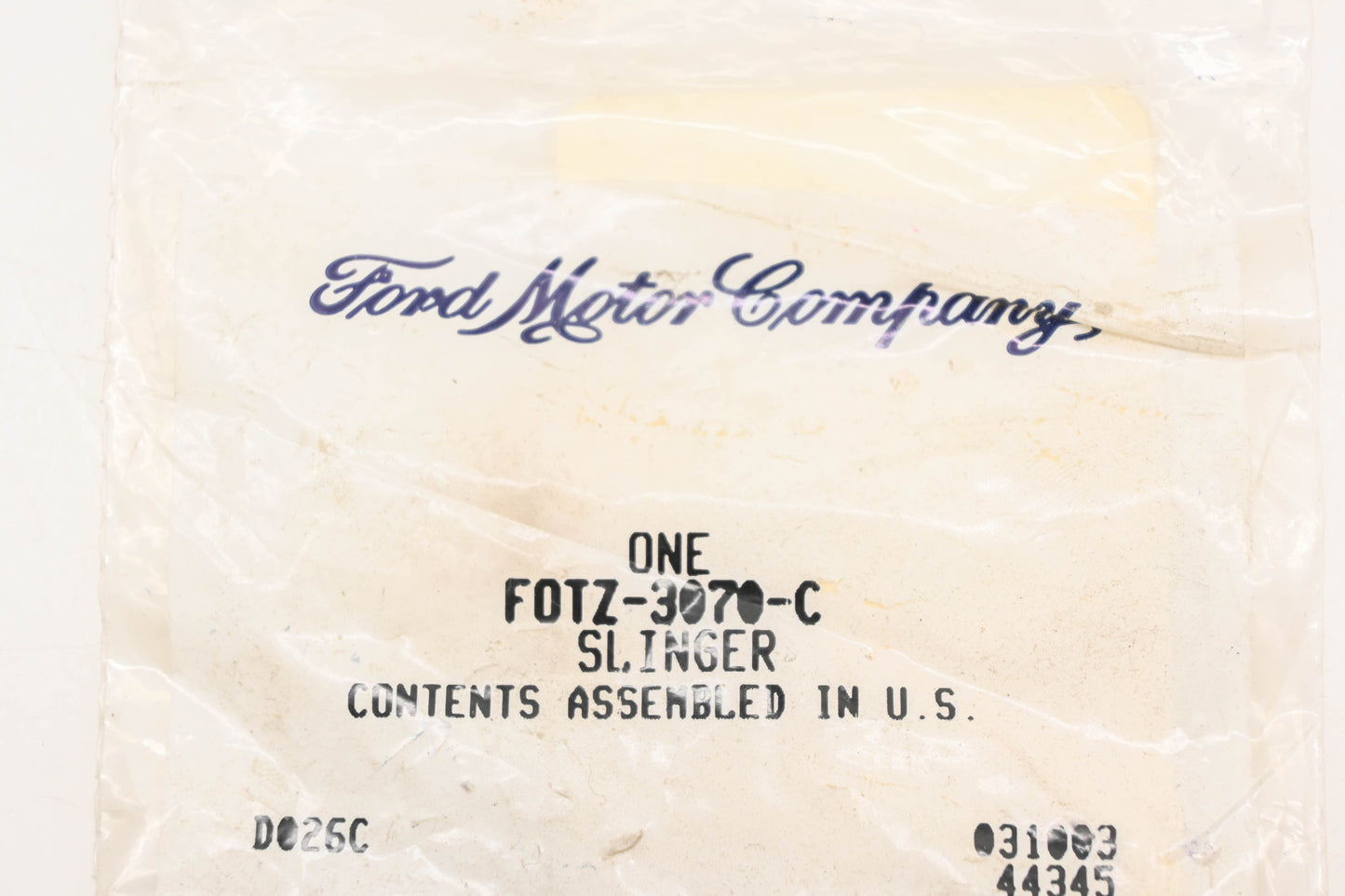 New OEM Ford FOTZ-3070-C Oil Slinger NOS