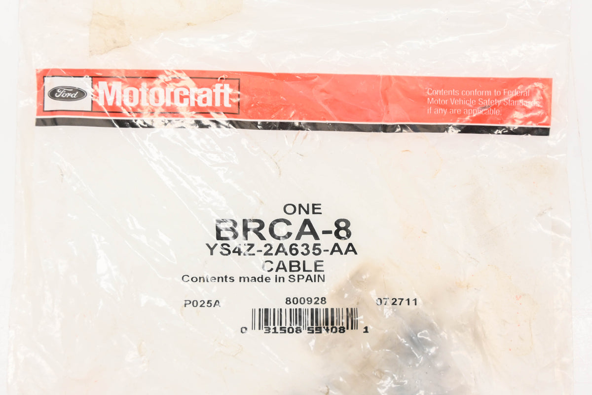 New OEM Motorcraft BRCA-8, YS4Z-2A635-AA Parking Brake Cable Assembly NOS