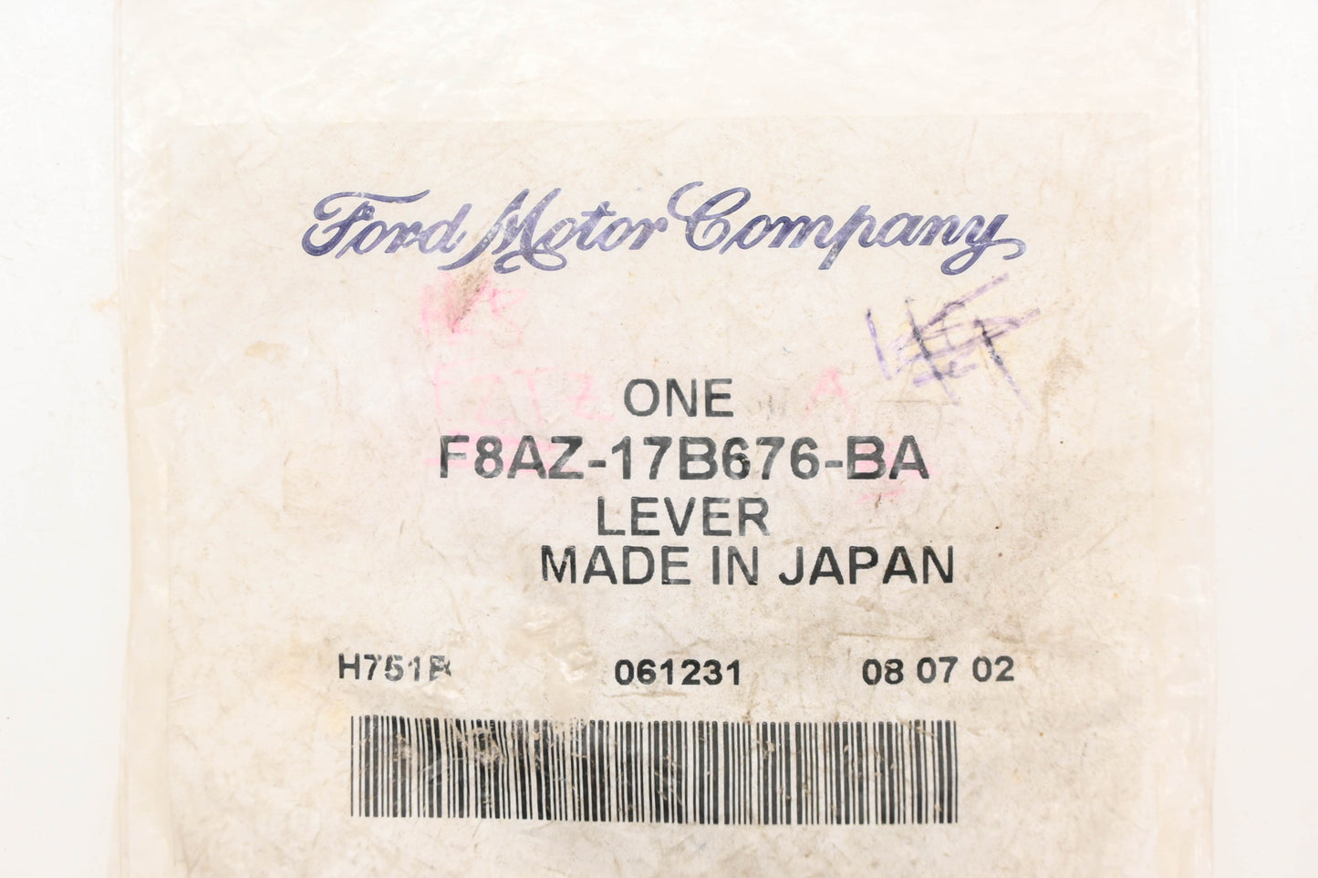 New OEM Ford F8AZ-17B676-BA Mirror Control Lever Switch NOS