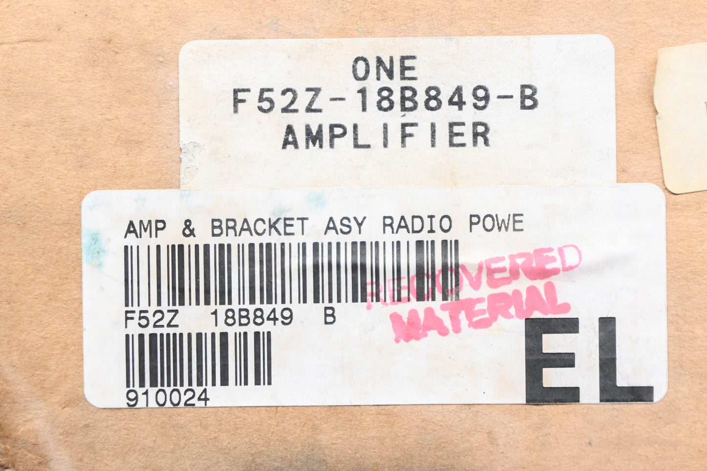 New OEM Ford F52Z-18B849-B, F52F-18T806-AA Amplifier NOS