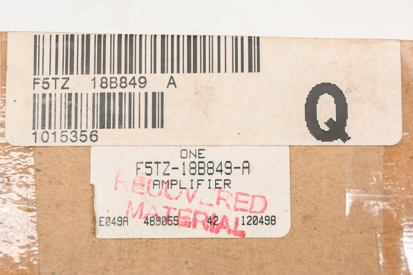 New OEM Ford F5TZ-18B849-A, F77F-18C808-AA Amplifier NOS